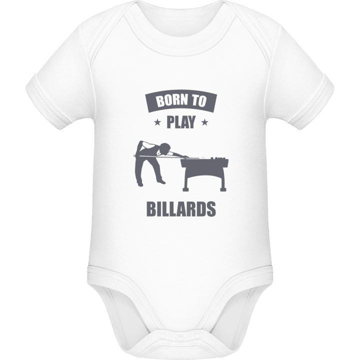 Born To Play Billiards Baby romper kostym contain pic