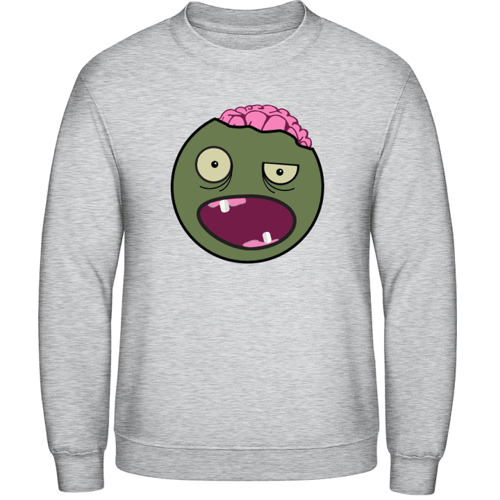 Zombie Brain Smiley Sweatshirt 0 image