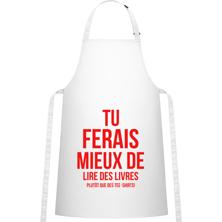 Tu Ferais Mieux De Lire Des Livres Forklæde til madlavning 0 image