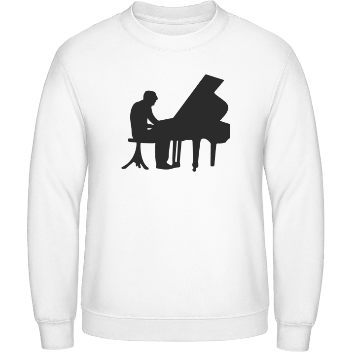 Pianist Silhouette Sweatshirt contain pic