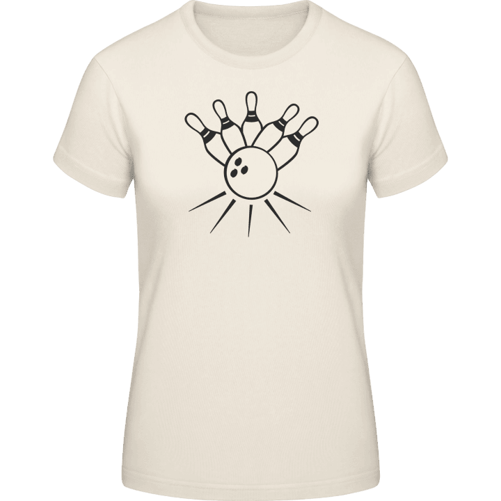 Bowling Logo Frauen T-Shirt contain pic