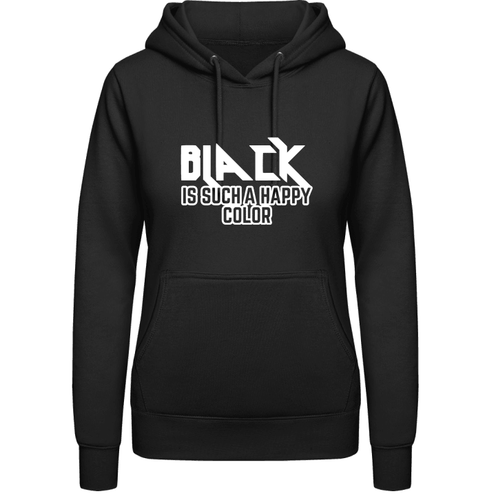 Black Is Such A Happy Color Vrouwen Hoodie 0 image