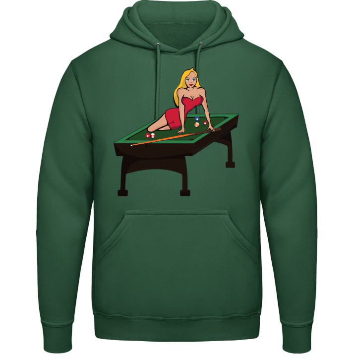 Hot Babe On Billard Table Hoodie contain pic