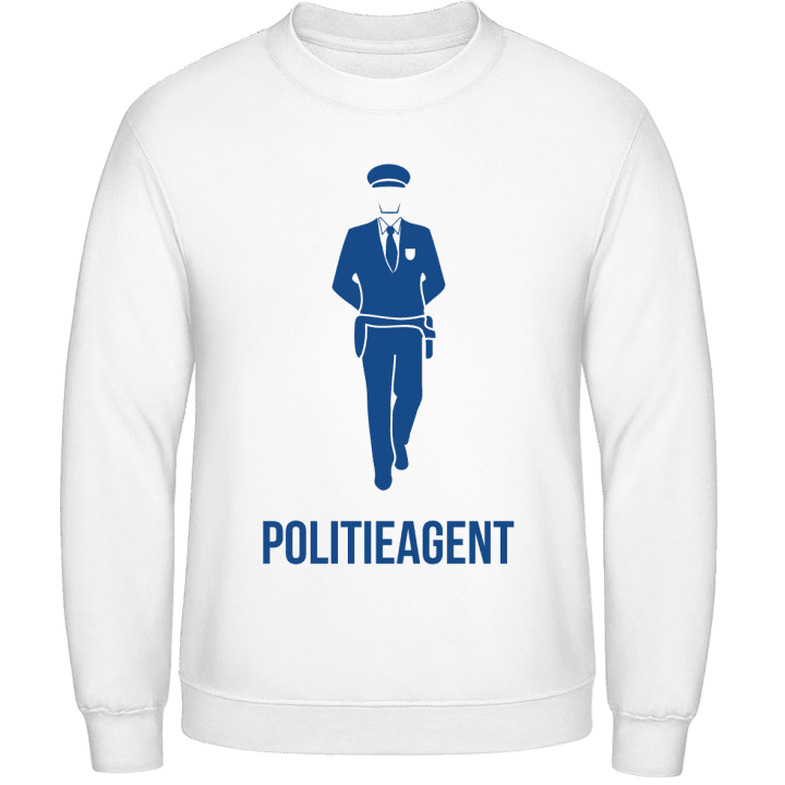 Politieagent Silhouette Sweatshirt contain pic