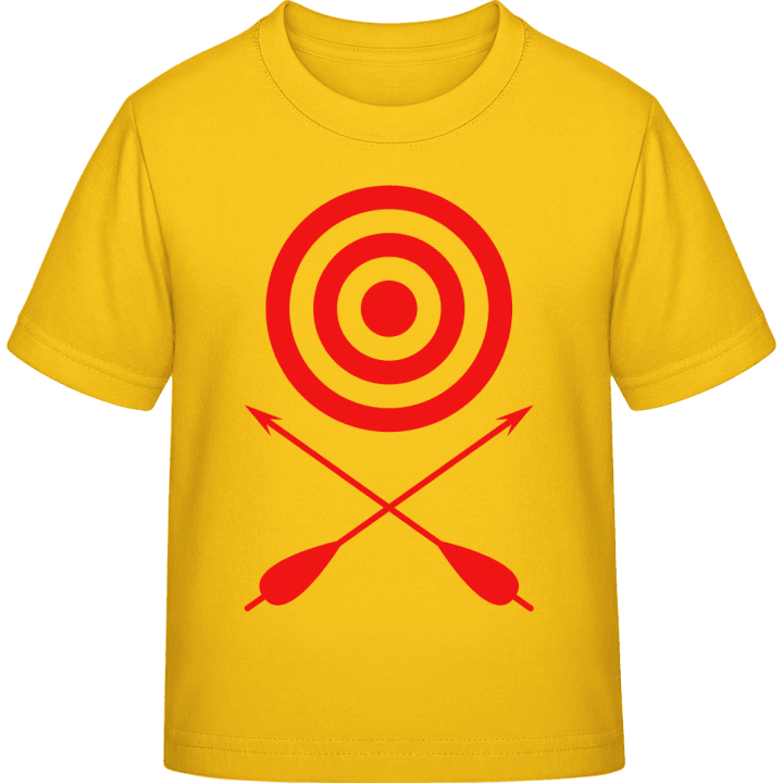 Archery Target And Crossed Arrows T-shirt för barn contain pic