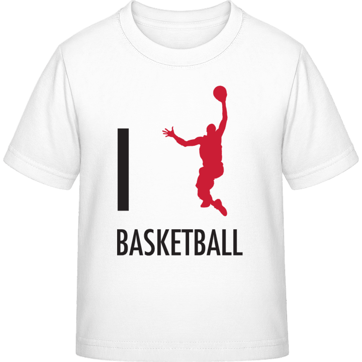 I Love Basketball T-shirt för barn contain pic