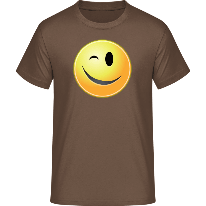 Wink Smiley T-skjorte contain pic