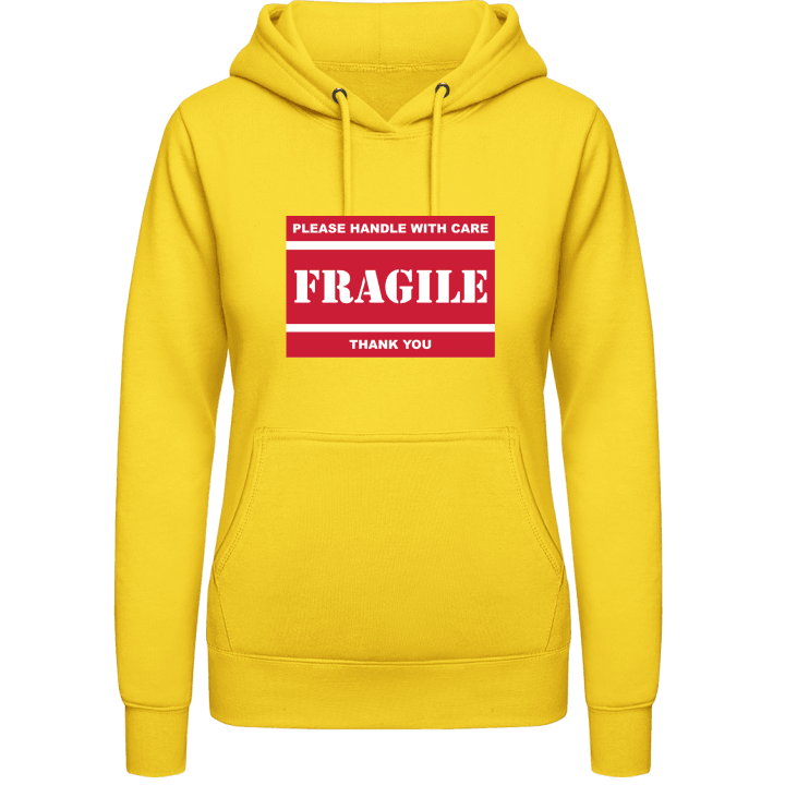 Fragile Please Handle With Care Sudadera con capucha para mujer 0 image