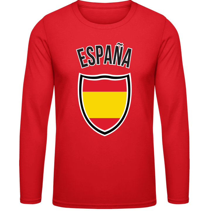 Espana Flag Shield T-shirt à manches longues contain pic
