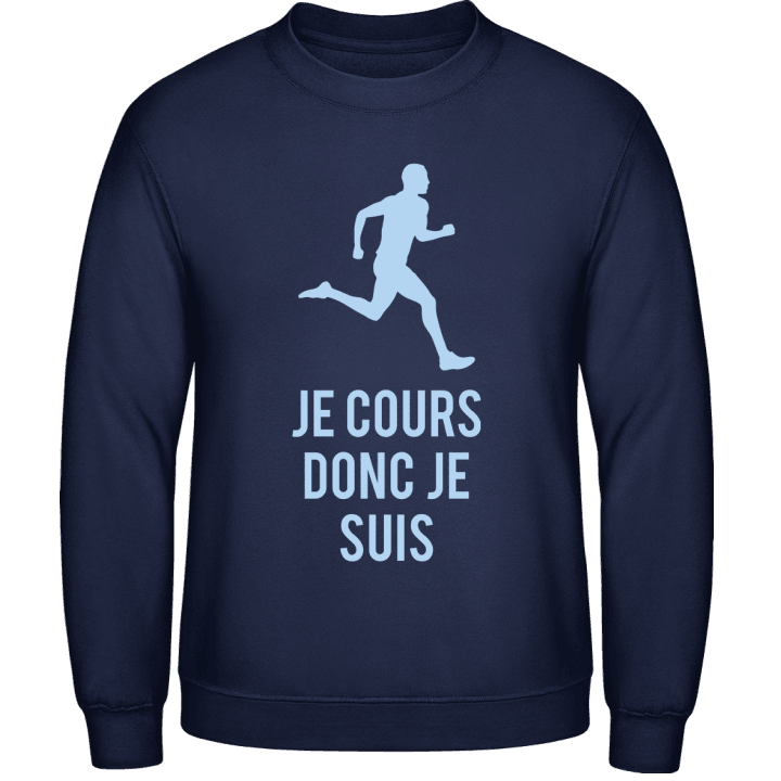 Je cours donc je suis Sudadera contain pic