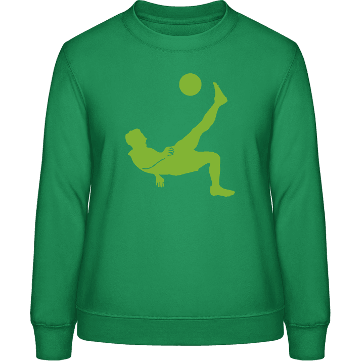 Kick Back Soccer Player Vrouwen Sweatshirt contain pic