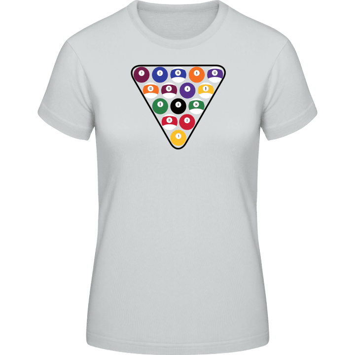 Billiard Set Up T-shirt för kvinnor contain pic