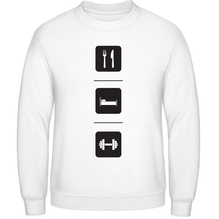 Eat Sleep Weight Lifter Sweatshirt 0 image