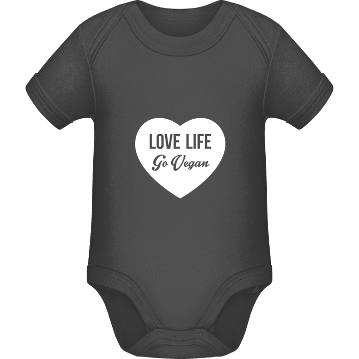 Love Life Go Vegan Baby romper kostym contain pic