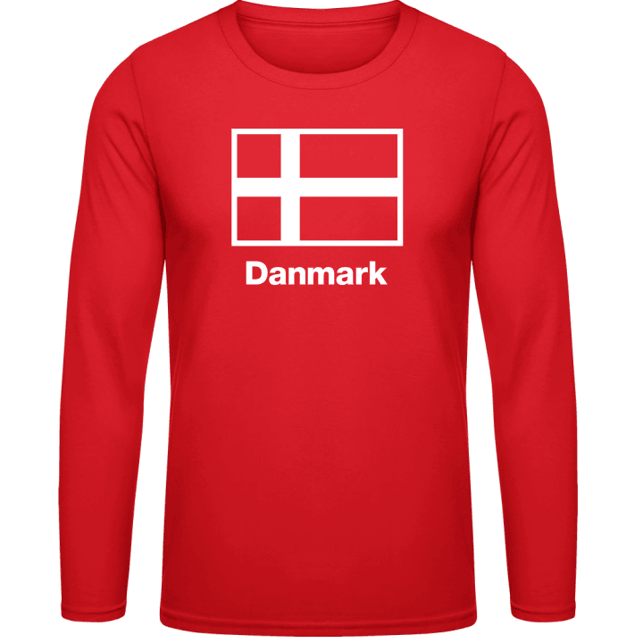 Danmark Flag. Långärmad skjorta contain pic