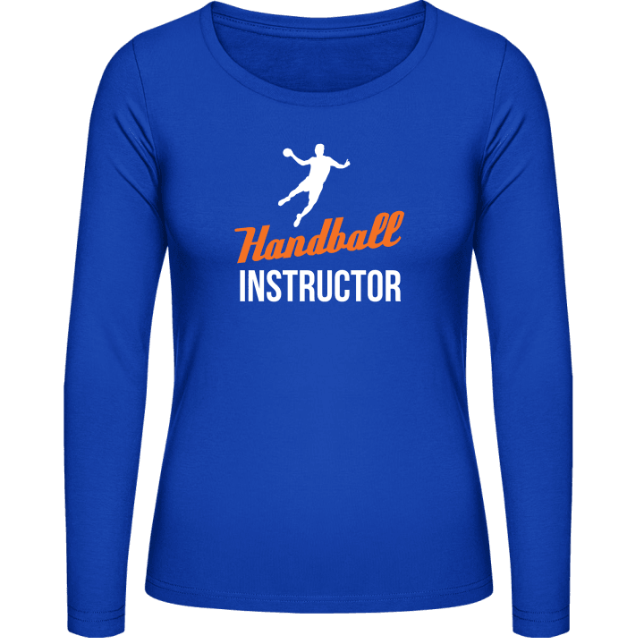 Handball Instructor Kvinnor långärmad skjorta contain pic