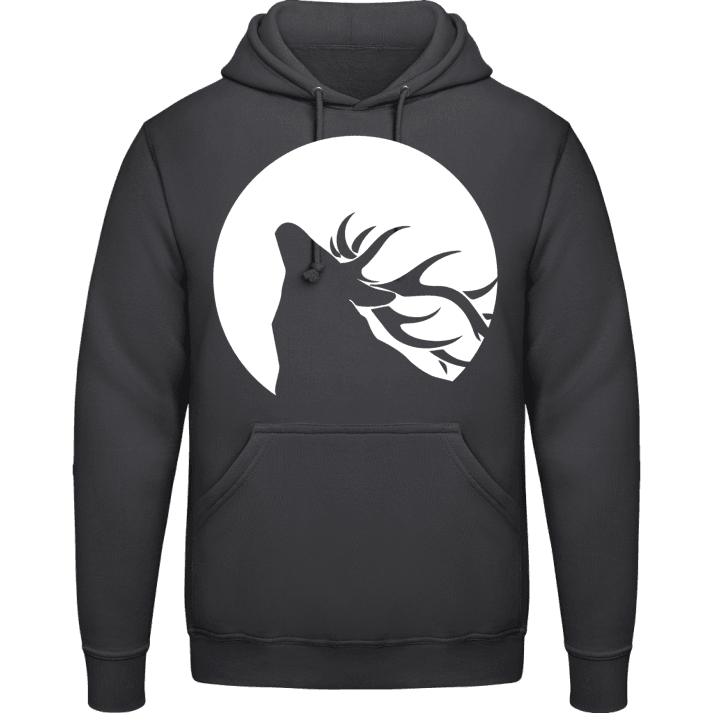 Deer with Moon Hoodie 0 image