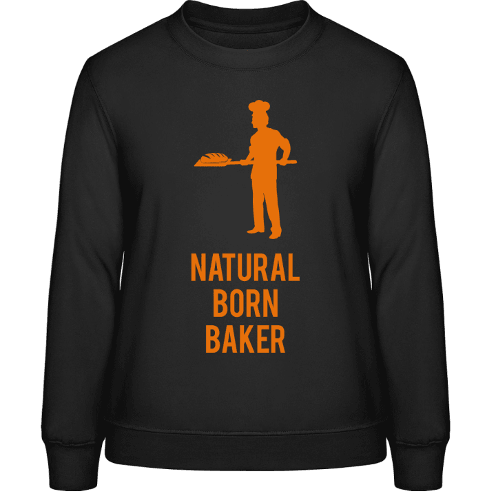 Natural Born Baker Sweatshirt för kvinnor contain pic
