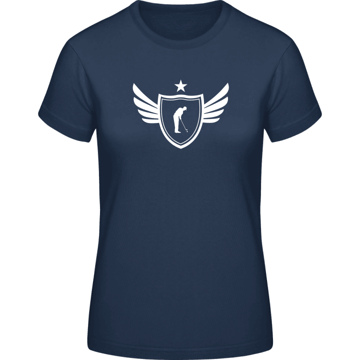 Golfing Winged Frauen T-Shirt contain pic