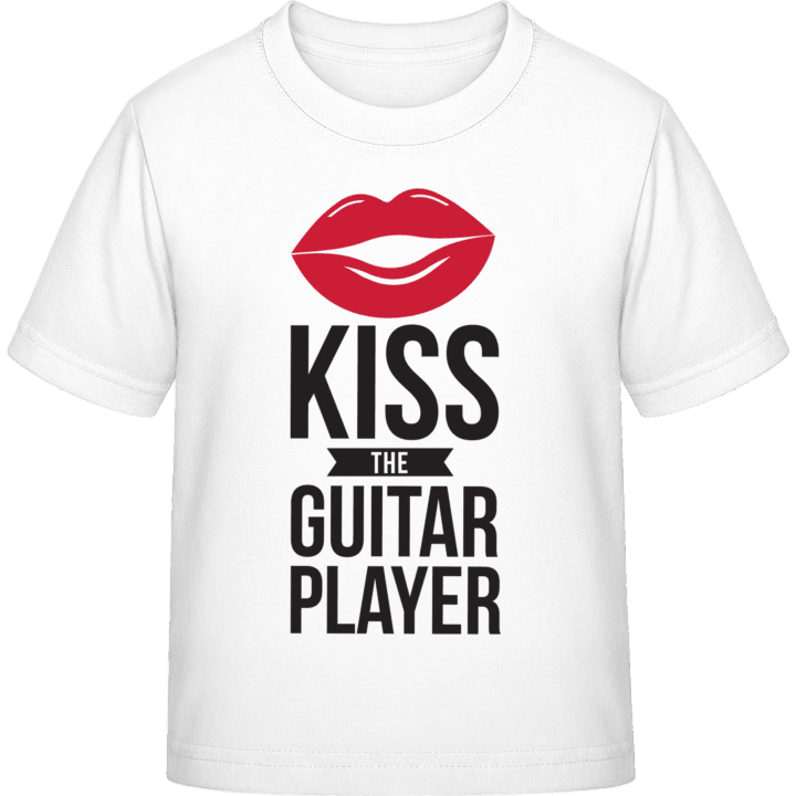 Kiss The Guitar Player Maglietta per bambini contain pic