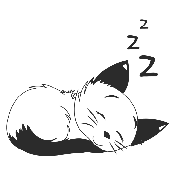 Sleeping Cat Camiseta de bebé 0 image