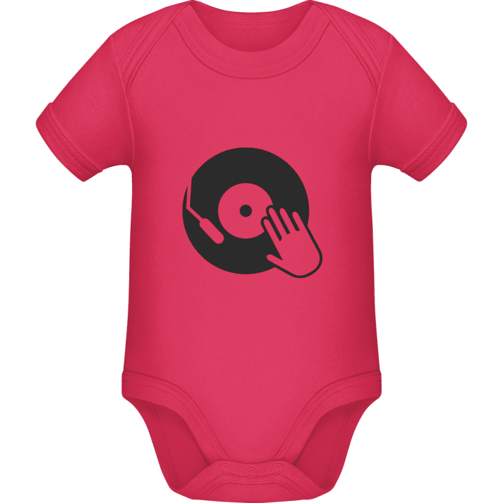 DJ Vinyl Turntable Baby romperdress contain pic