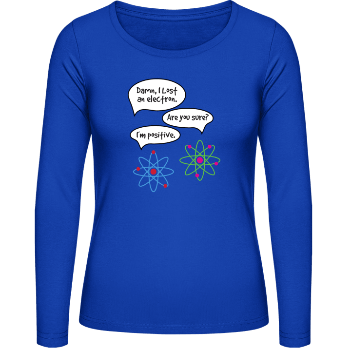 I Lost An Electron Vrouwen Lange Mouw Shirt 0 image