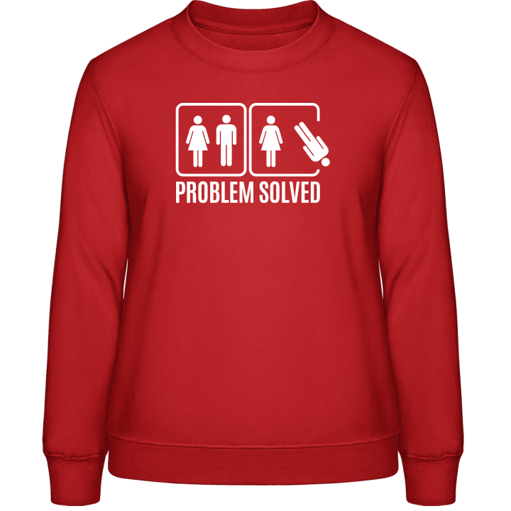 Husband Problem Solved Frauen Sweatshirt contain pic