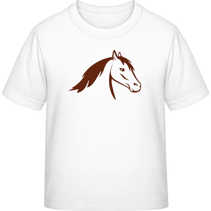 Horse Head Illustration T-shirt til børn 0 image