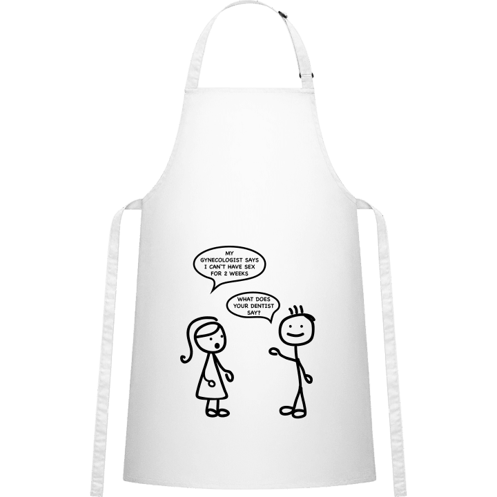 No Sex For 2 Weeks Kitchen Apron contain pic