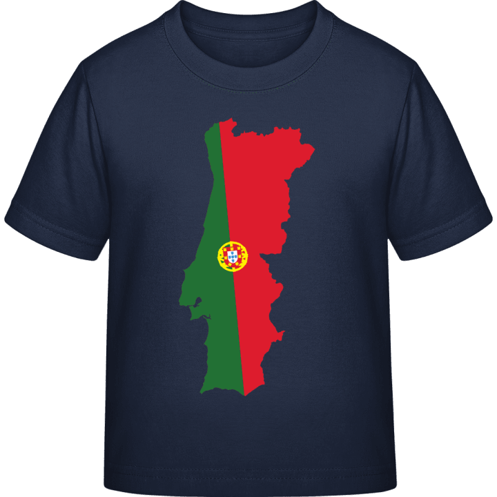 Portugal Map T-shirt för barn contain pic