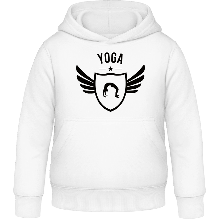 Yoga Winged Kids Hoodie contain pic