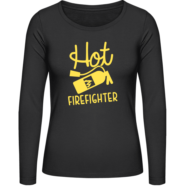 Hot Firefighter T-shirt à manches longues pour femmes contain pic