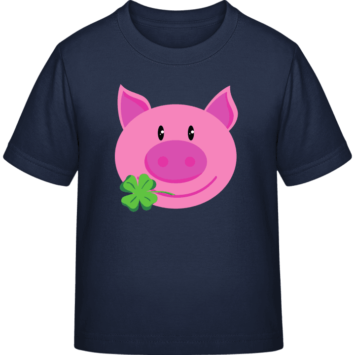 Lucky Pig With Clover T-skjorte for barn 0 image
