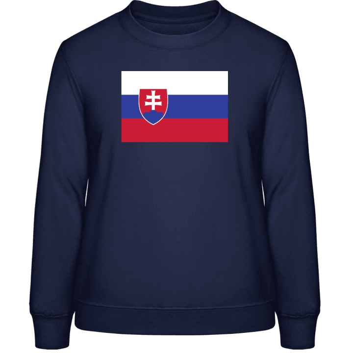 Slovakia Flag Frauen Sweatshirt contain pic