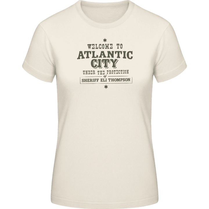 Welcome To Atlantic City T-shirt för kvinnor 0 image