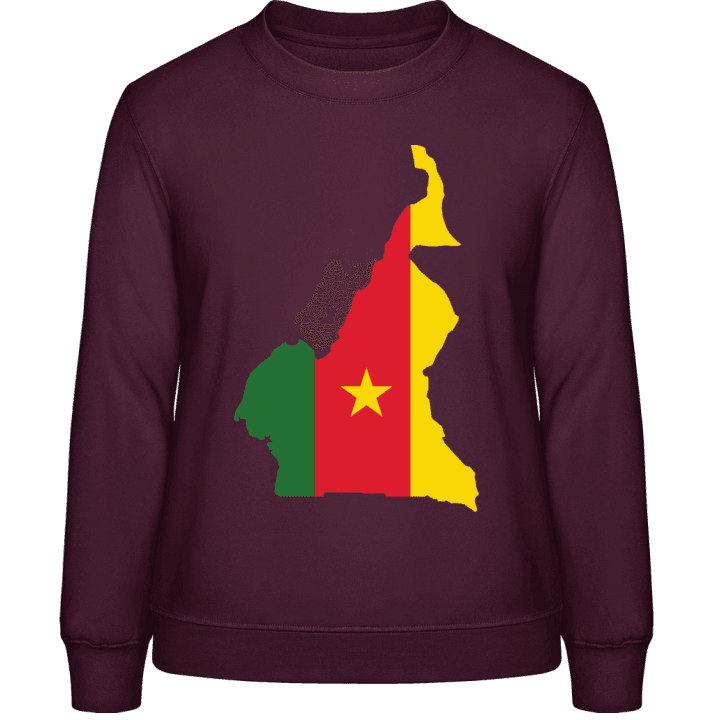 Cameroon Map Felpa donna contain pic