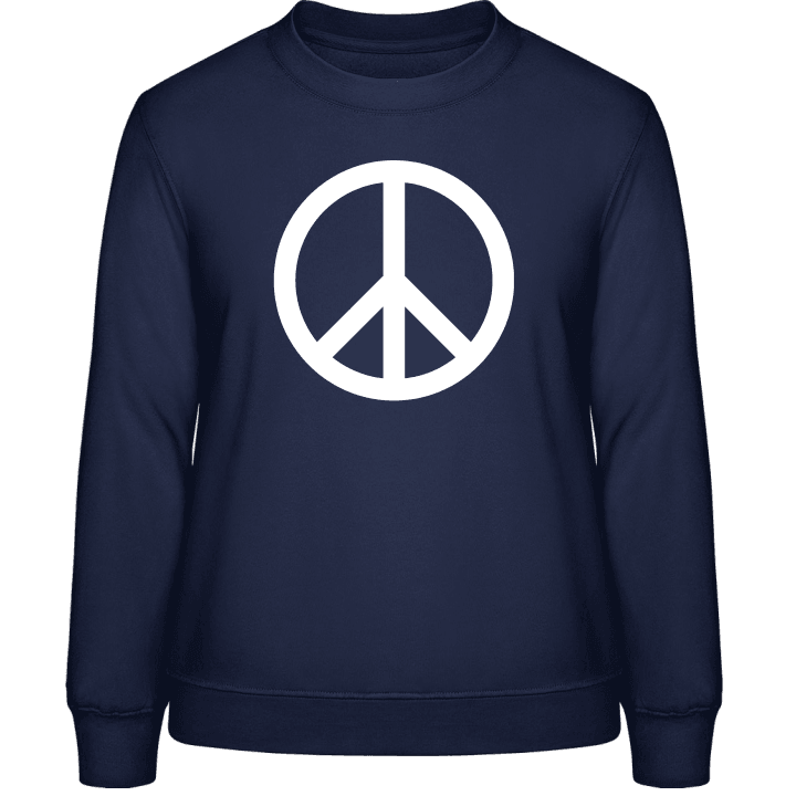 Peace Sign Logo Frauen Sweatshirt 0 image