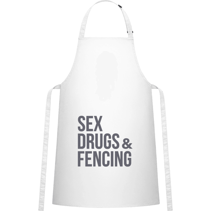 Sex Drugs Fencing Kitchen Apron contain pic