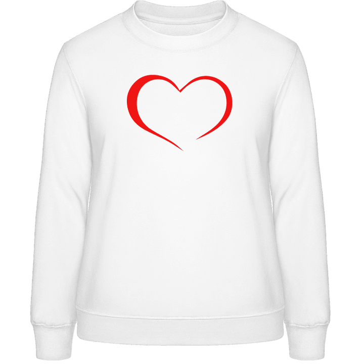 Heart Logo Sweatshirt för kvinnor contain pic