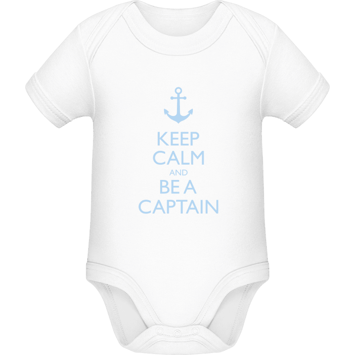 Keep Calm and be a Captain Baby Strampler contain pic