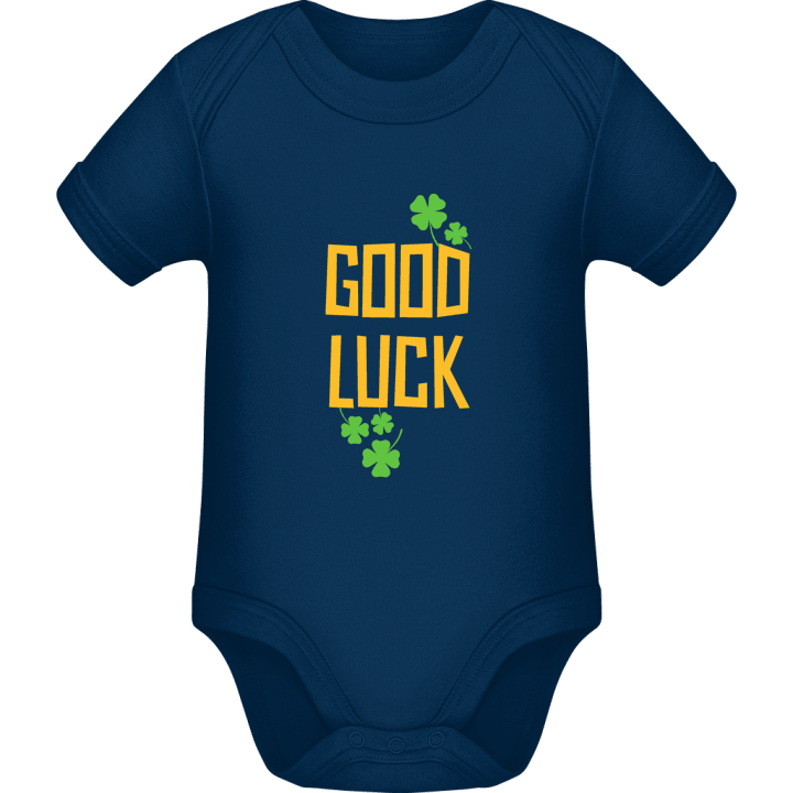 Good Luck Clover Baby romperdress contain pic