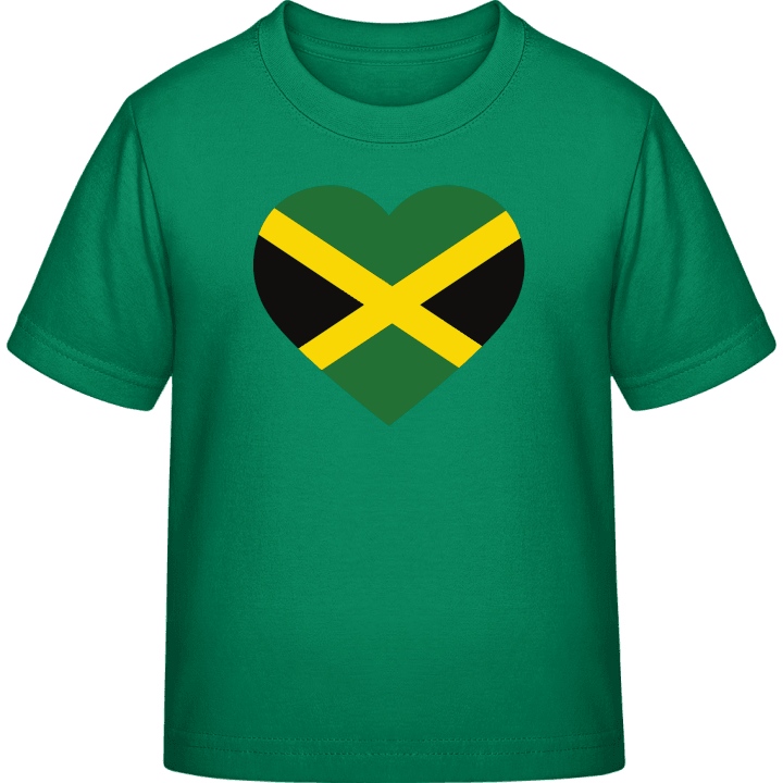 Jamaica Heart Flag Kinder T-Shirt contain pic