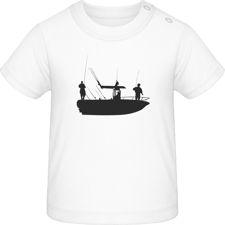 Fishing Boat Baby T-skjorte contain pic