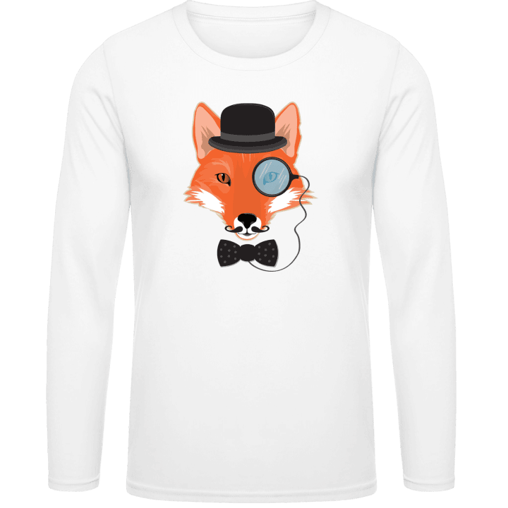 Hipster Fox Langermet skjorte contain pic