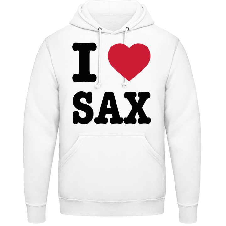 I Love Sax Huvtröja contain pic
