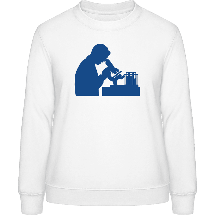 Chemist Silhouette Frauen Sweatshirt contain pic
