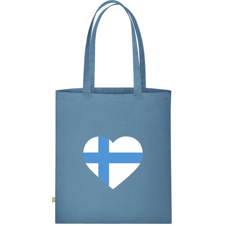 Finland Heart Borsa in tessuto contain pic