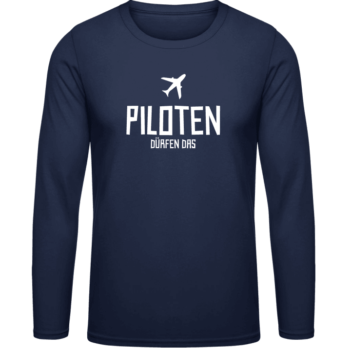 Piloten dürfen das Shirt met lange mouwen contain pic