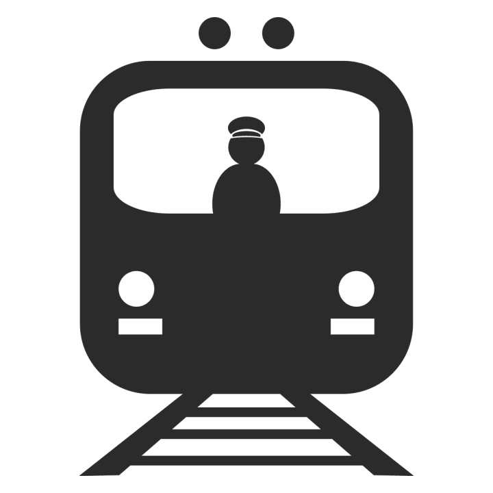 Train Driver Silhouette Långärmad skjorta 0 image